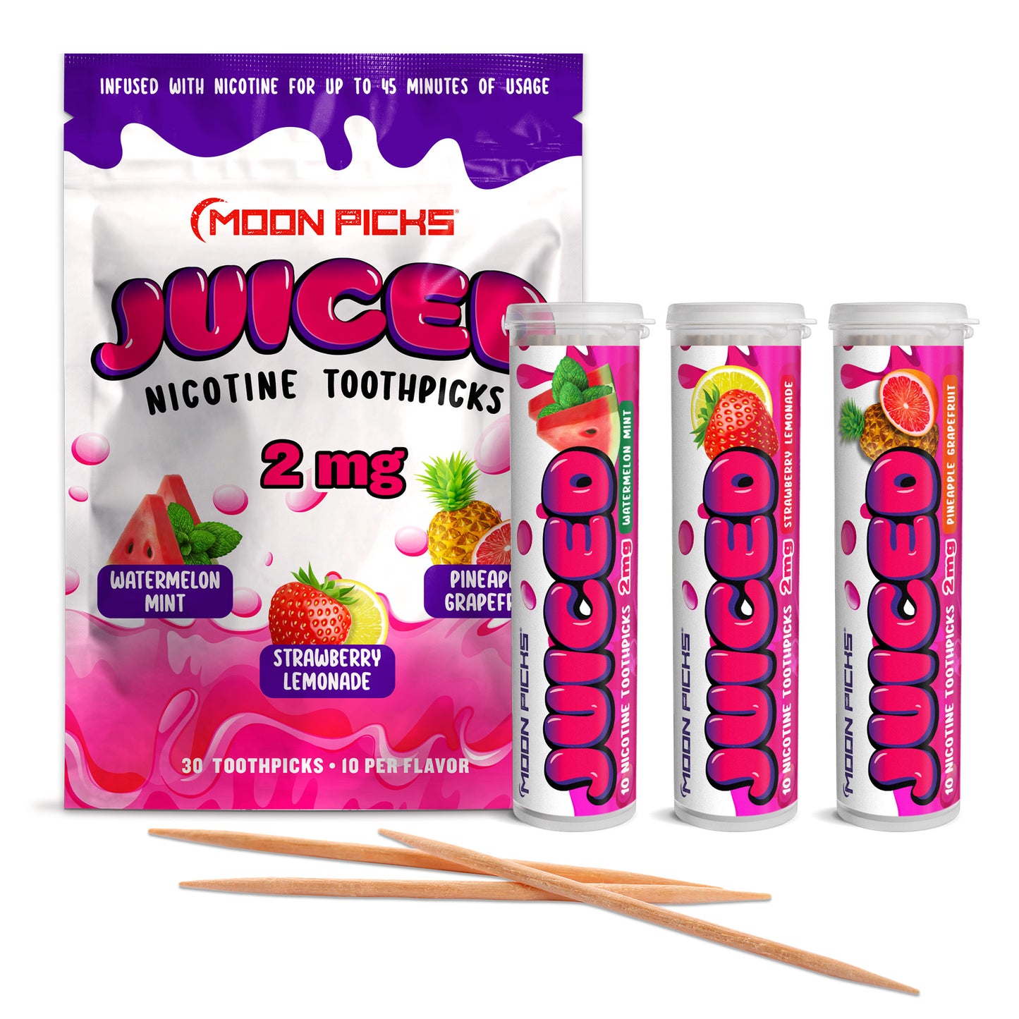 Juiced 2mg Nicotine - Variety 3pk