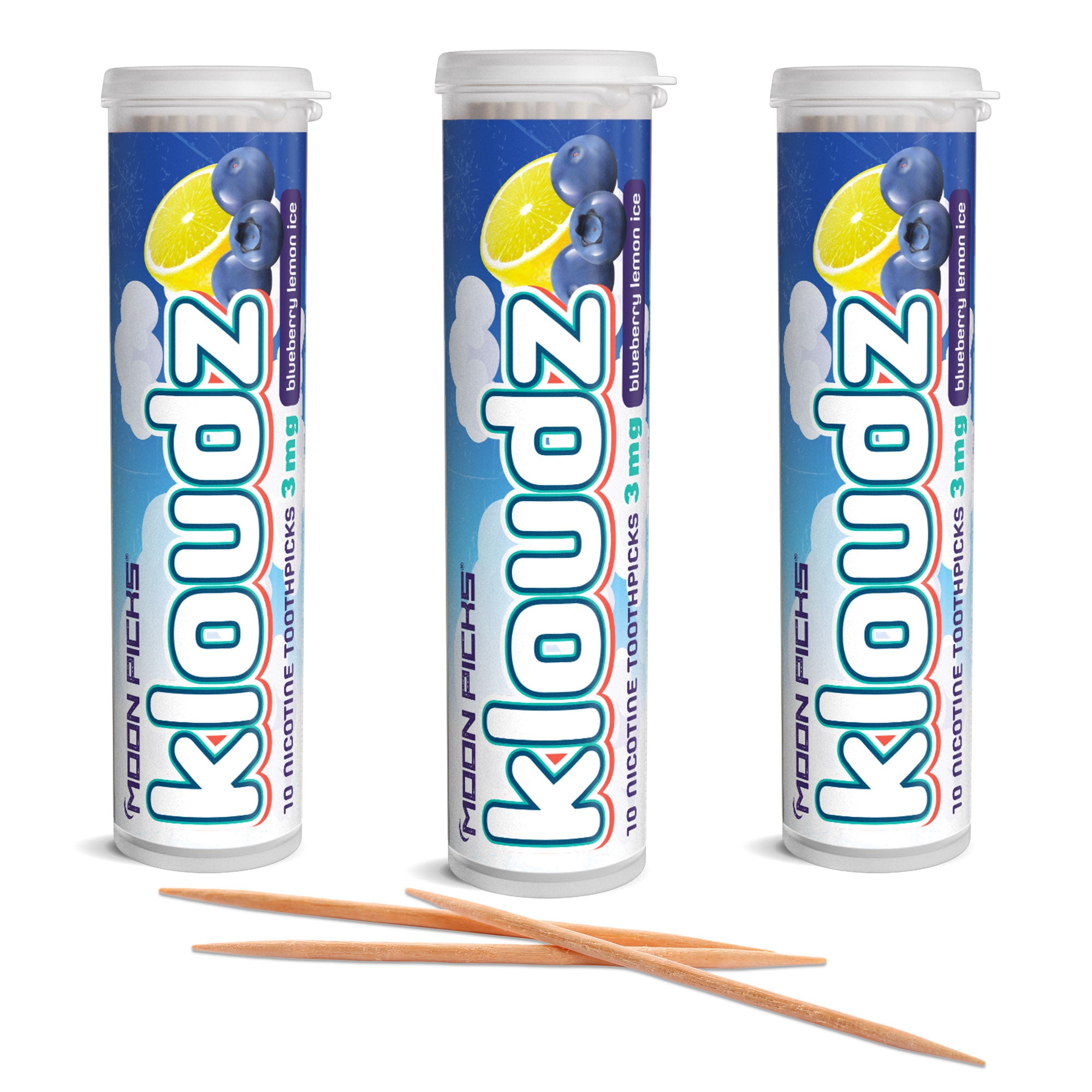 Kloudz 3mg Nicotine - Blueberry Lemon Ice - Moon Picks