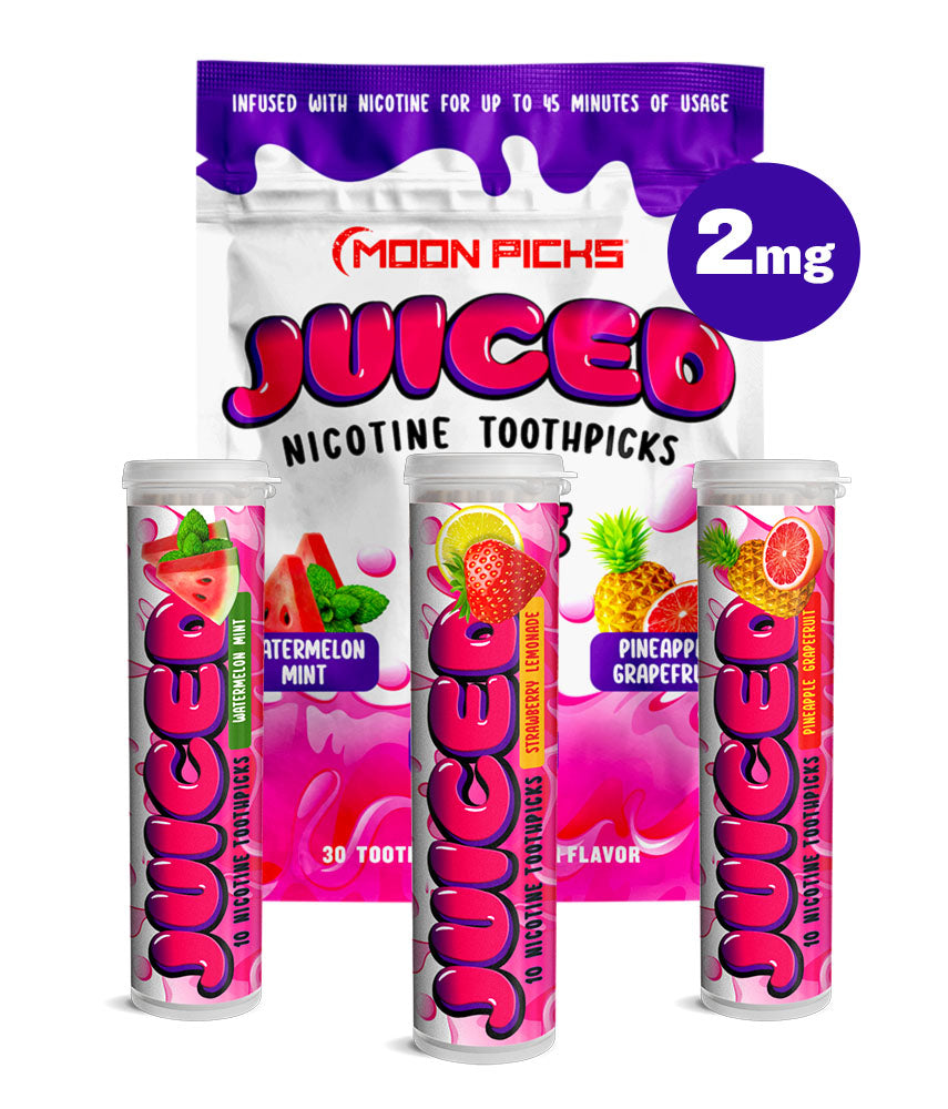 WHOLESALE - Juiced 12 ct. tube Case - Moon Picks